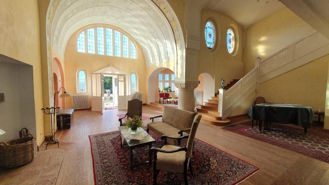 Schloss Lelkendorf Apartment Ulrichshusen Maisonette Fewo Mecklenburger Seenplatte Mit Dachterrasse Naehe Ostsee Eksteriør bilde