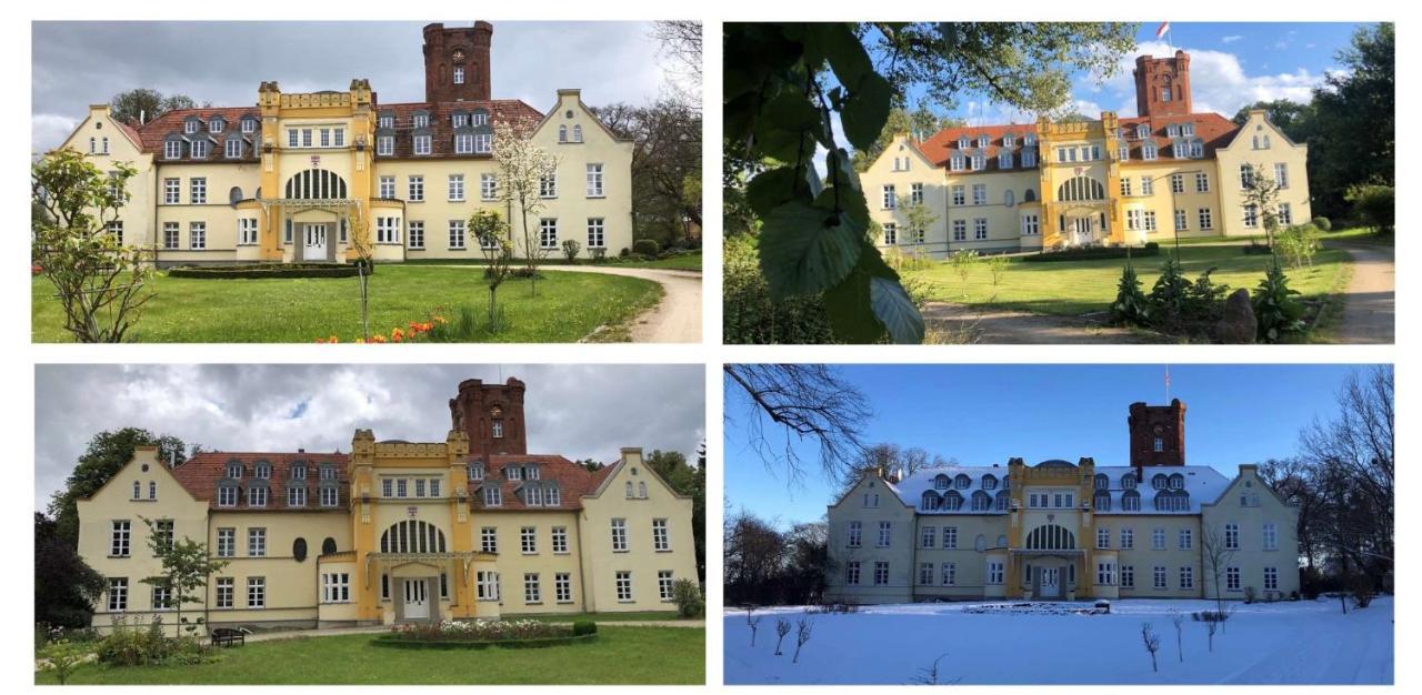 Schloss Lelkendorf Apartment Ulrichshusen Maisonette Fewo Mecklenburger Seenplatte Mit Dachterrasse Naehe Ostsee Eksteriør bilde